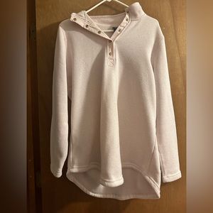 Super CUTE over sized pull over! Charles rivers XL- pastel pink! 💗